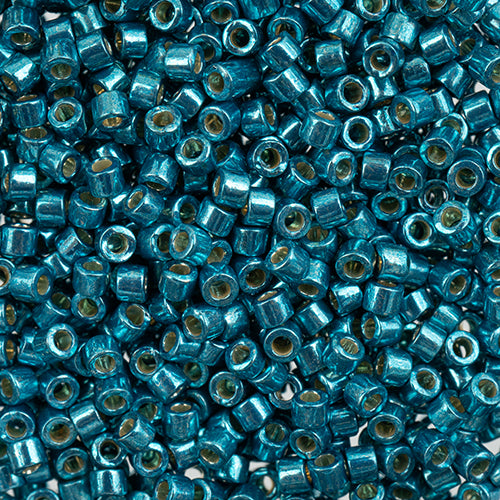 Delica 11/0 Duracoat Galvanized Peacock Blue
