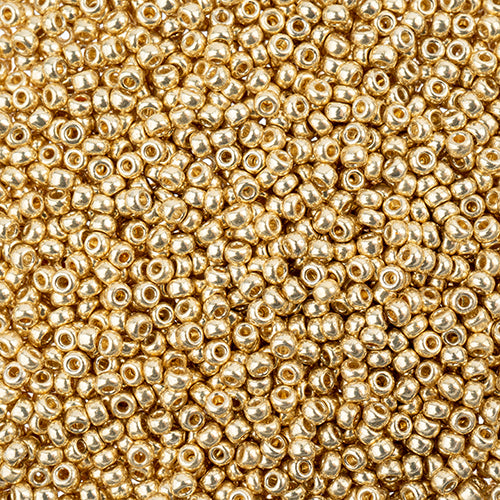 Miyuki 11/0 Duracoat Galvanized Bright Gold