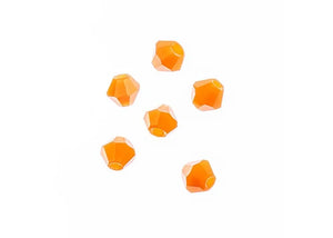 Bicone 4 mm Opaque Orange