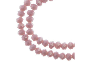 Rondelle 1.5x2.5 mm Opaque Dark Purple