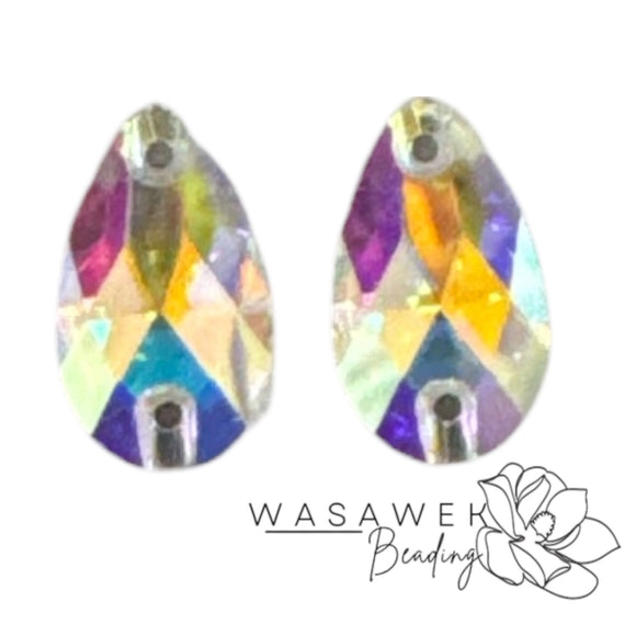 Tear Drop Crystal AB