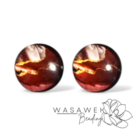 Marble Wine and Gold