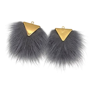 Grey Fur Accessory