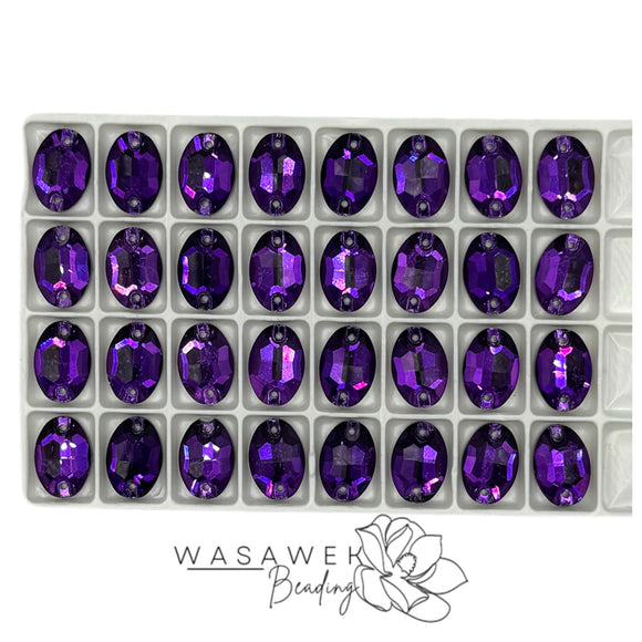 Purple Rhinestone Opal