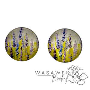 Lupins - Purple and Yellow