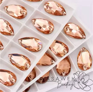 Light Peach Teardrop
