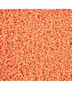 Czech 11/0 Orange Chalk Dyed Solgel