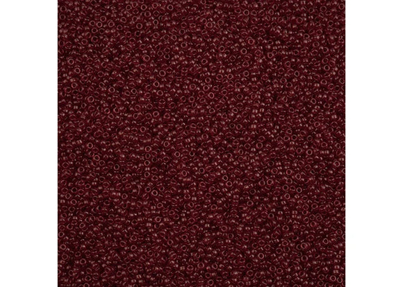 Ruby Transparent - 15/0 Miyuki Seed Beads