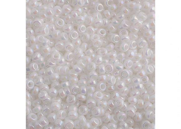 White Pearl AB - 15/0 Miyuki Seed Beads