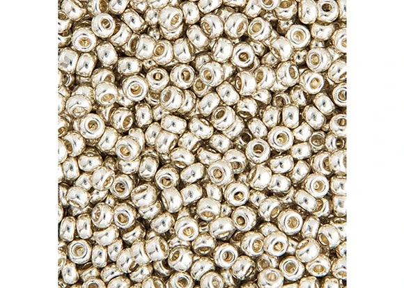 Silver Galvanized - 15/0 Miyuki Seed Beads