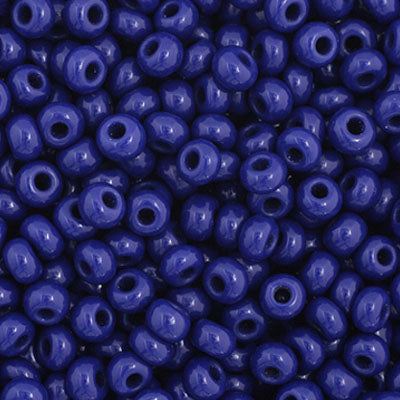 Czech 11/0 Opaque Dark Royal Blue