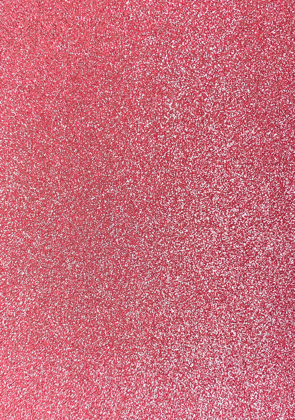 Pink - Glitter Leatherette Backing 6x8 inches