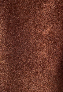 Brown - Glitter Leatherette Backing 6x8 inches