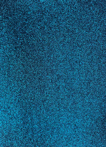 Blue - Glitter Leatherette Backing 6x8 inches