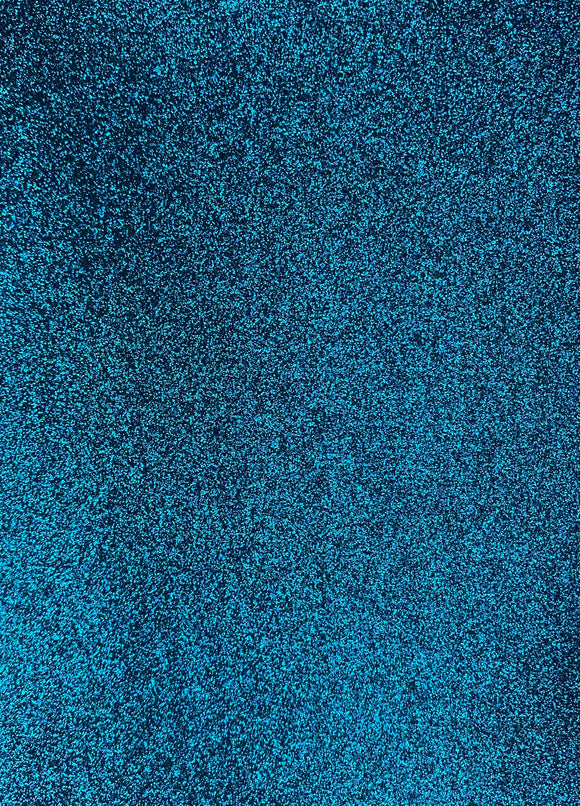 Blue - Glitter Leatherette Backing 6x8 inches