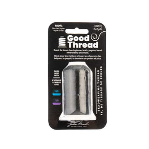 Good Thread 500m Spool Black Bonded