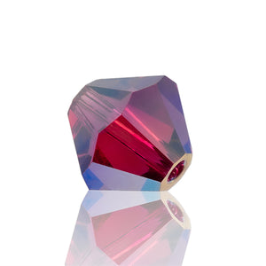 Preciosa Crystal Rondelle/4 mm - Fuchsia AB