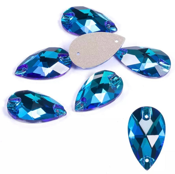 Blue Flame Rhinestone