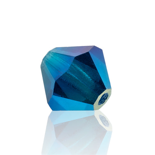 Preciosa Crystal Rondelle/4 mm - Capri Blue AB