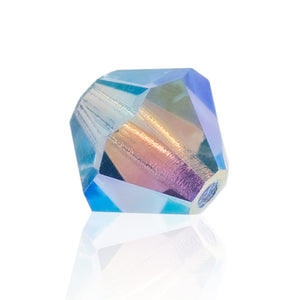 Preciosa Crystal Rondelle/4mm - Light Sapphire AB