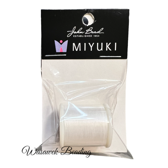 Miyuki Nylon Beading Thread B White