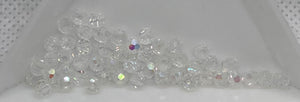 3 mm Crystal AB Faceted