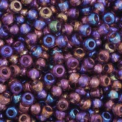 Czech Seed Bead 11/0 Transparent Mauve AB