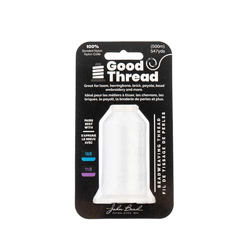 Good Thread 500m Spool White Bonded