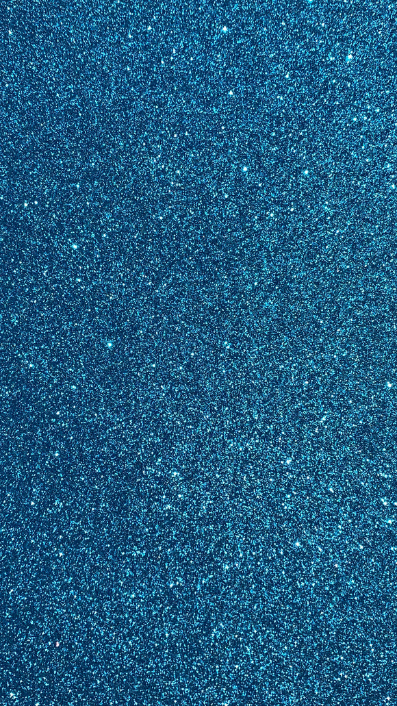 Light Blue - Glitter Leatherette Backing 6x8 inches